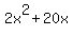 2x%5E2+%2B+20x