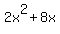2x%5E2+%2B+8x