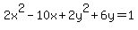 2x%5E2-10x%2B2y%5E2%2B6y=1