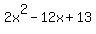 2x%5E2-12x%2B13