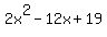 2x%5E2-12x%2B19