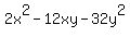2x%5E2-12xy-32y%5E2