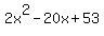 2x%5E2-20x%2B53