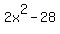 2x%5E2-28