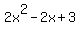 2x%5E2-2x%2B3