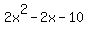 2x%5E2-2x-10