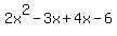 2x%5E2-3x%2B4x-6