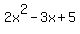 2x%5E2-3x%2B5