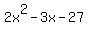 2x%5E2-3x-27