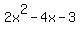 2x%5E2-4x-3