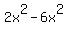 2x%5E2-6x%5E2
