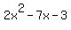 2x%5E2-7x-3
