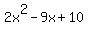 2x%5E2-9x%2B10