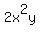 2x%5E2y