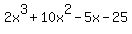 2x%5E3%2B10x%5E2-5x-25