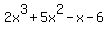 2x%5E3%2B5x%5E2-x-6