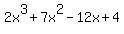 2x%5E3%2B7x%5E2-12x%2B4