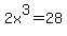 2x%5E3=28