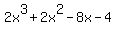 2x%5E3+%2B+2x%5E2+-+8x+-+4