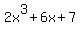 2x%5E3+%2B+6x+%2B+7