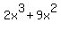 2x%5E3+%2B+9x%5E2+%E2%88%92+12x+%E2%88%92+54