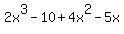 2x%5E3+-+10+%2B+4x%5E2+-+5x