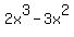 2x%5E3-3x%5E2