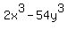 2x%5E3-54y%5E3