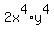 2x%5E4%2Ay%5E4