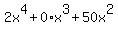 2x%5E4%2B0%2Ax%5E3%2B50x%5E2