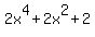 2x%5E4%2B2x%5E2%2B2