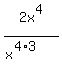 2x%5E4%2F%28x%5E%284%2A3%29%29