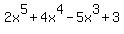 2x%5E5%2B4x%5E4-5x%5E3%2B3