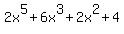 2x%5E5%2B6x%5E3%2B2x%5E2%2B4