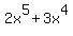 2x%5E5+%2B+3x%5E4