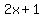 2x+%2B+1