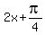 2x+%2B+pi%2F4