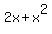 2x+%2B+x%5E2