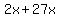 2x+%2B27x