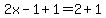 2x-1%2B1=2%2B1