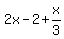 2x-2%2Bx%2F3