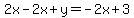 2x-2x%2By=-2x%2B3