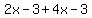 2x-3%2B4x-3