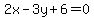 2x-3y%2B6=0