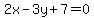 2x-3y%2B7=0