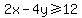 2x-4y%3E=12