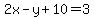 2x-y%2B10=3