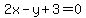2x-y%2B3=0