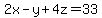 2x-y%2B4z=33