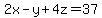 2x-y%2B4z=37